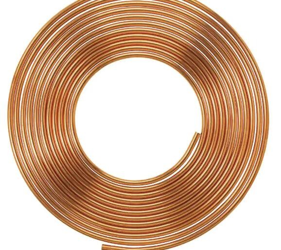 Coil Copper Tubing, 3/8 in Outside Dia, 50 ft Length, Type ACR